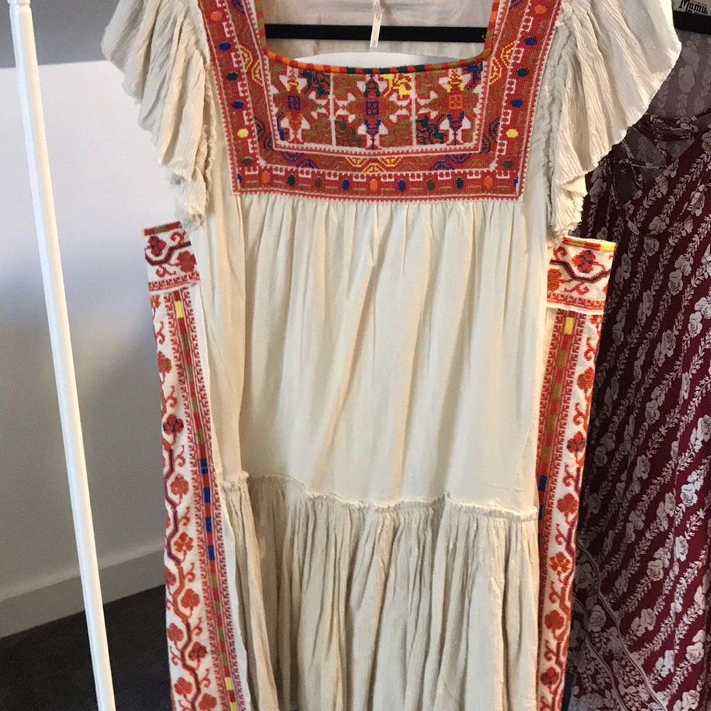 Free People embroidered dress
